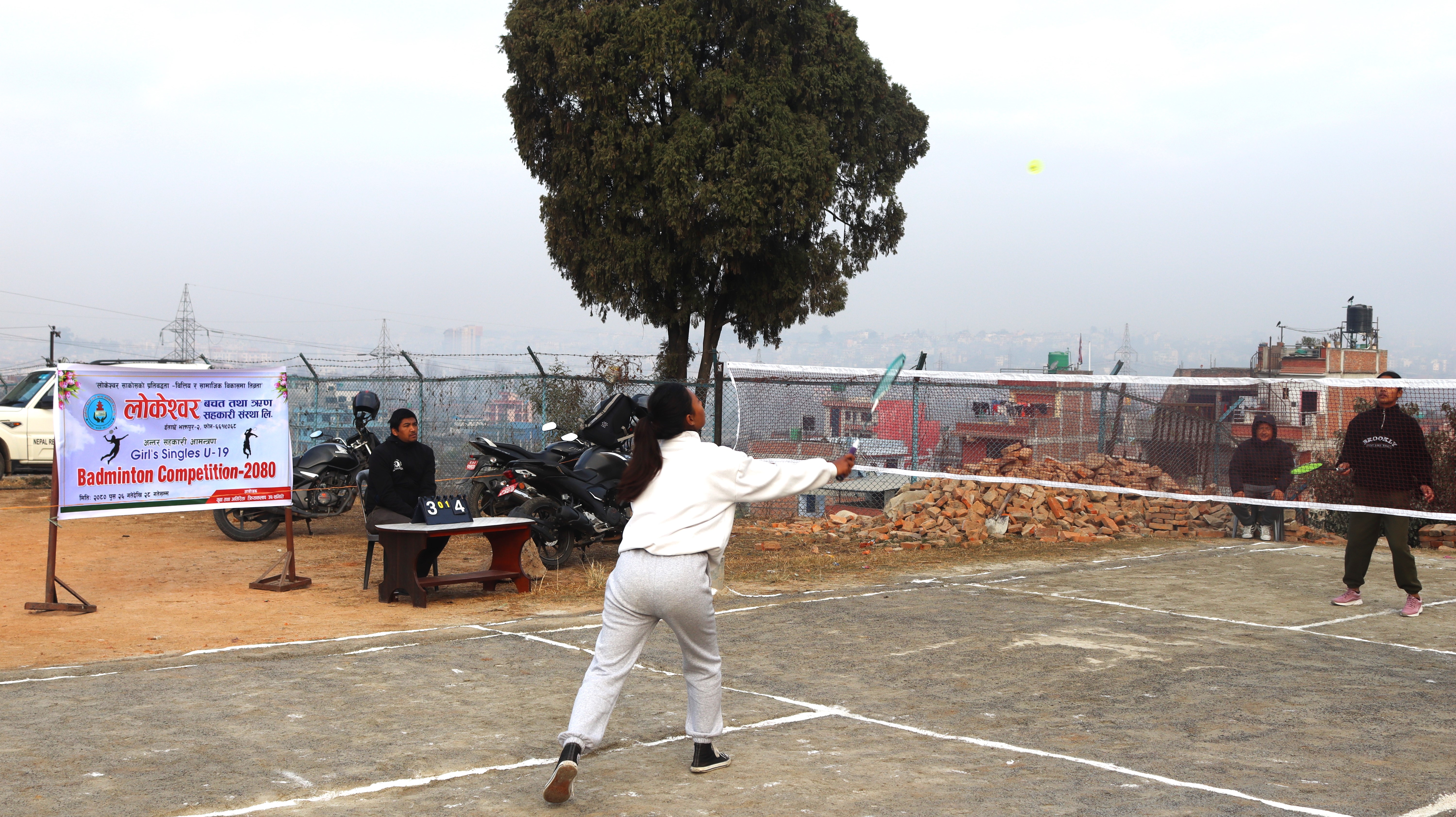 लोकेश्वर साकोसमा अन्तर सहकारी ब्याडमिन्टन प्रतियोगिता 