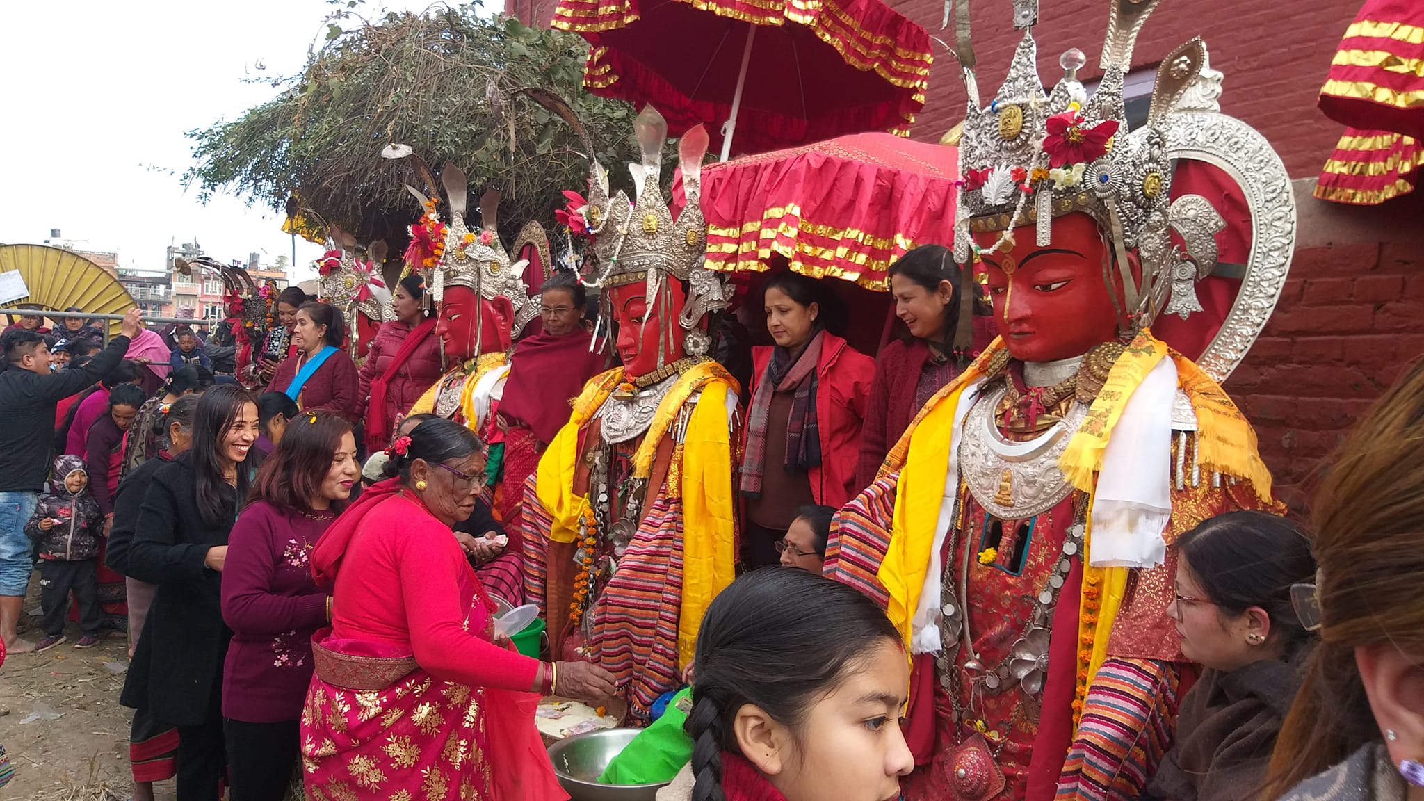 भक्तपुरमा भएको सम्यक दान पर्वको फोटो कथा