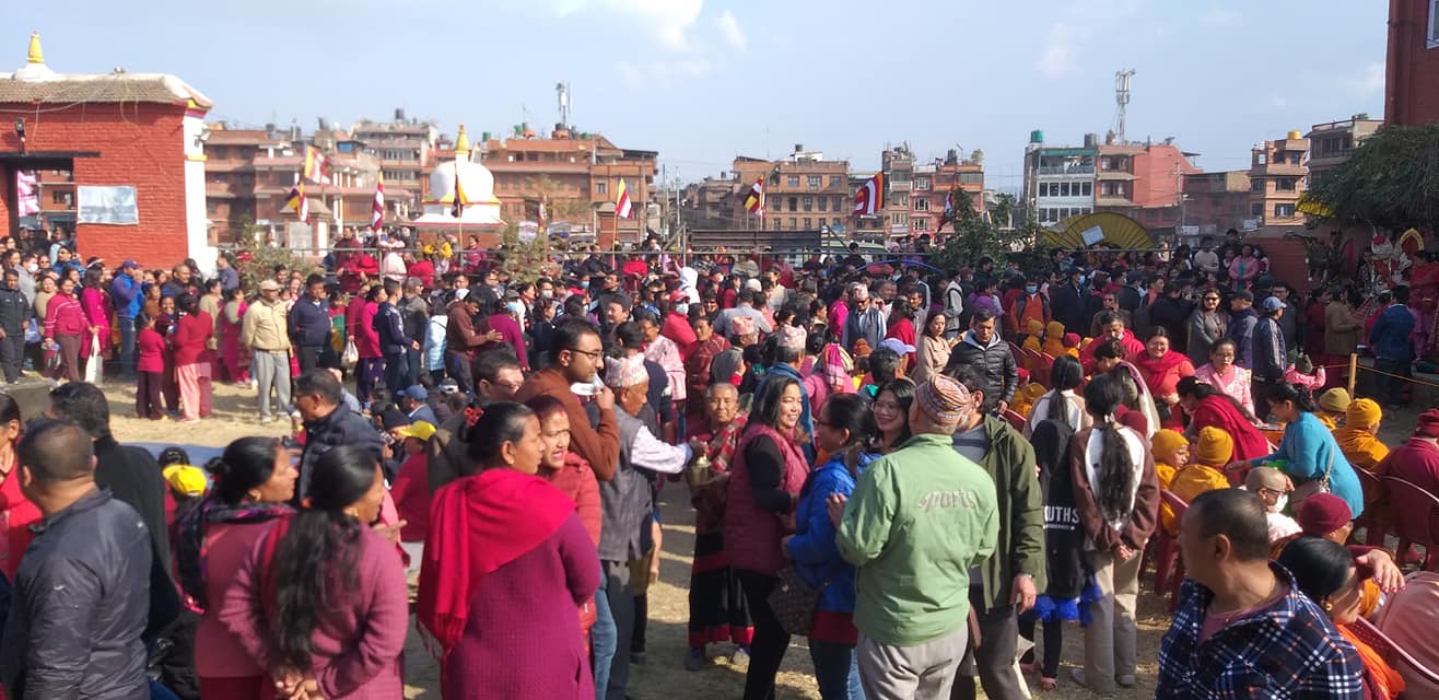 भक्तपुरमा भएको सम्यक दान पर्वको फोटो कथा