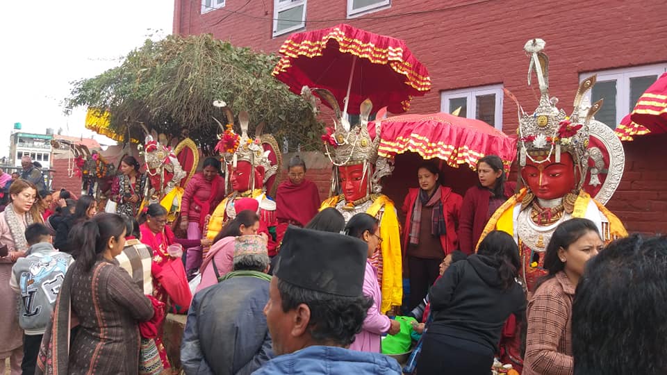 भक्तपुरमा भएको सम्यक दान पर्वको फोटो कथा