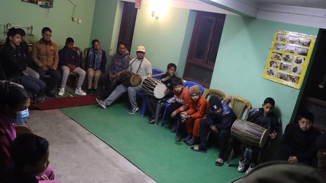 लोकेश्वर साकोसमा धां बाजा प्रशिक्षण शुभारम्भ  