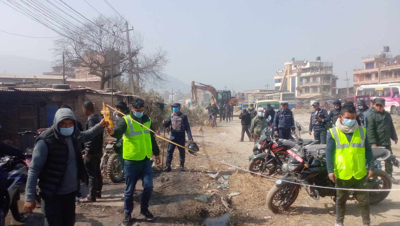 यसरी हटाइयो सूर्यविनायकदेखिका अस्थायी संरचनाहरु (तस्वीरमा)