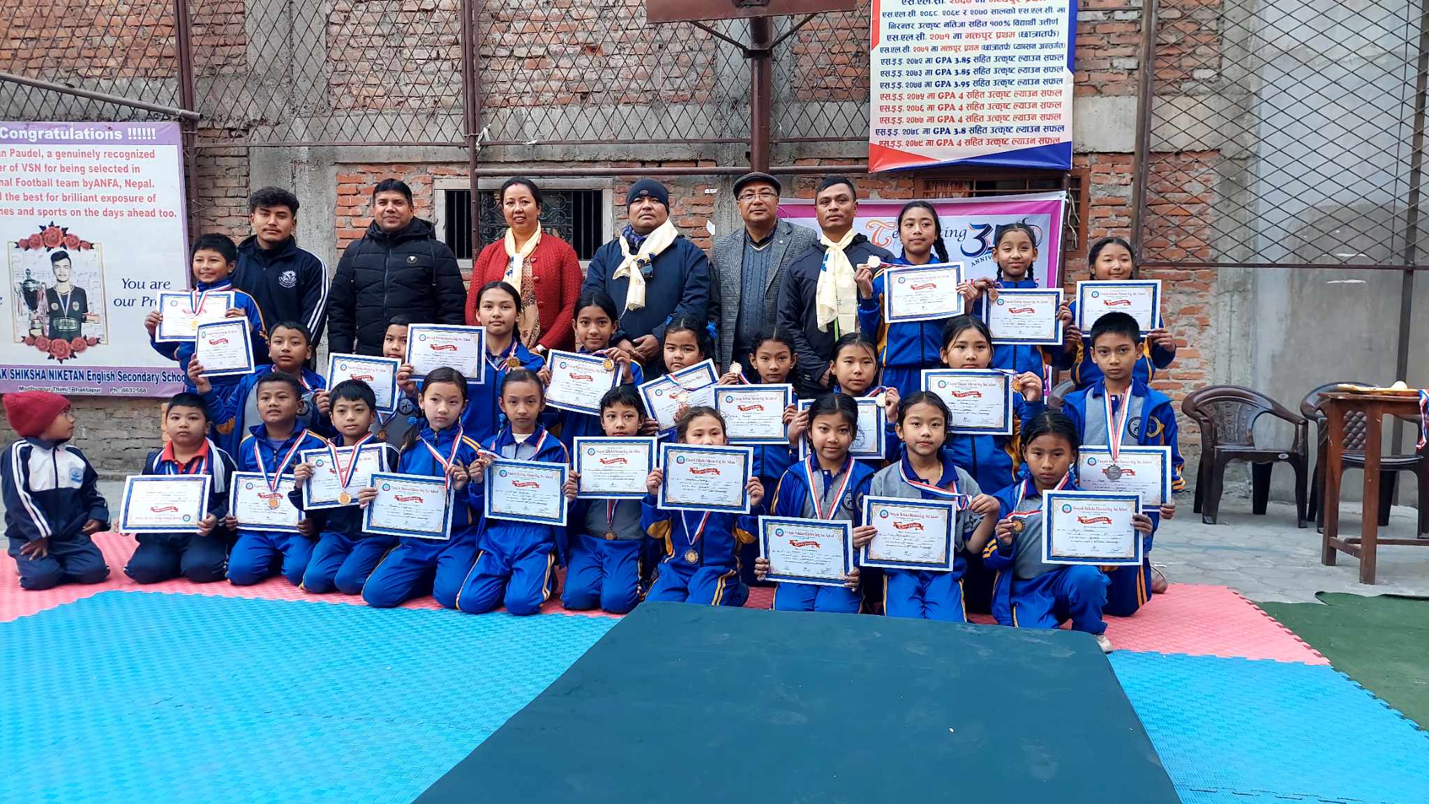 विनायकमा कराते र जिमनस्टिक प्रतियोगिता सम्पन्न