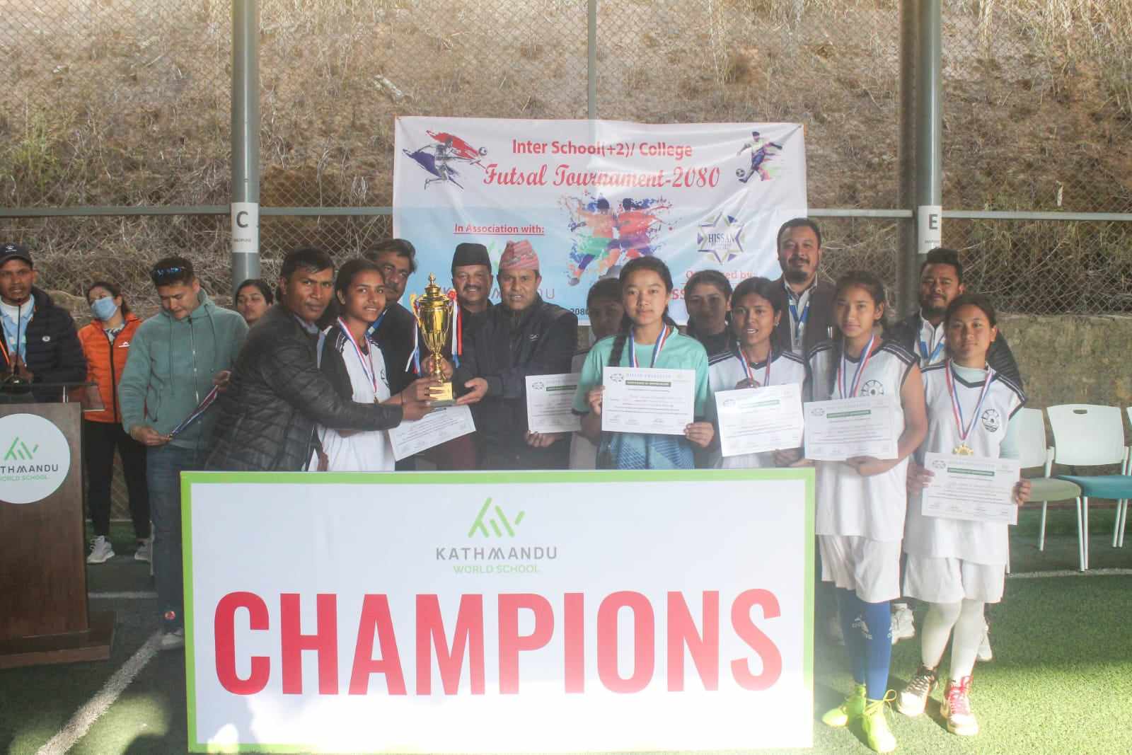 दोस्रो हिसान भक्तपुर फुटसल प्रतियोगिता २०८० सम्पन्न 