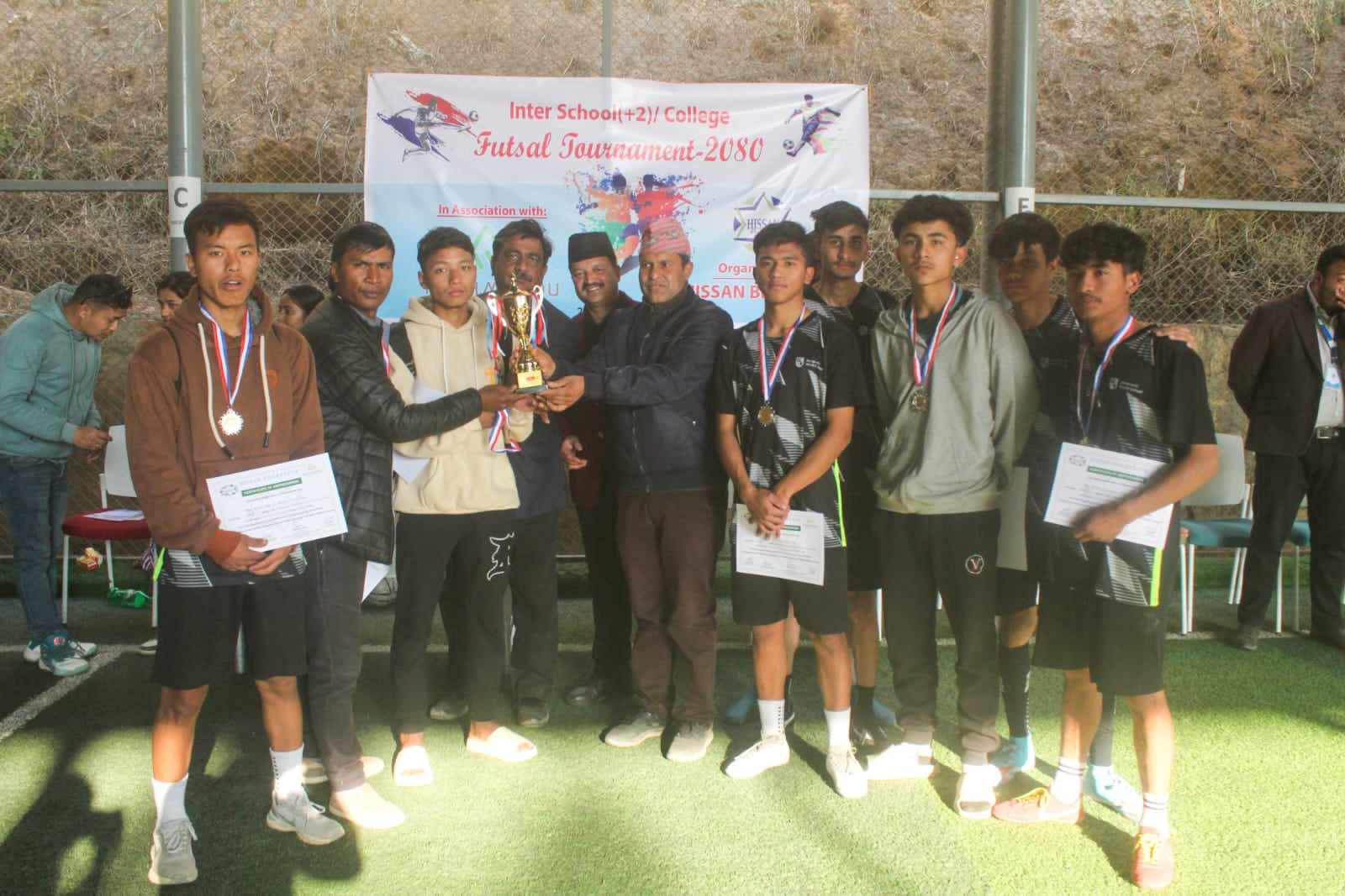 दोस्रो हिसान भक्तपुर फुटसल प्रतियोगिता २०८० सम्पन्न 