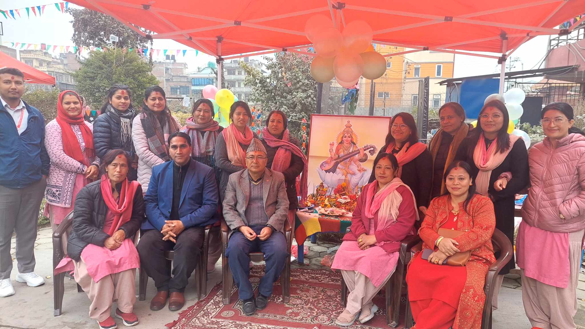 विनायकमा सरस्वती पूजा 