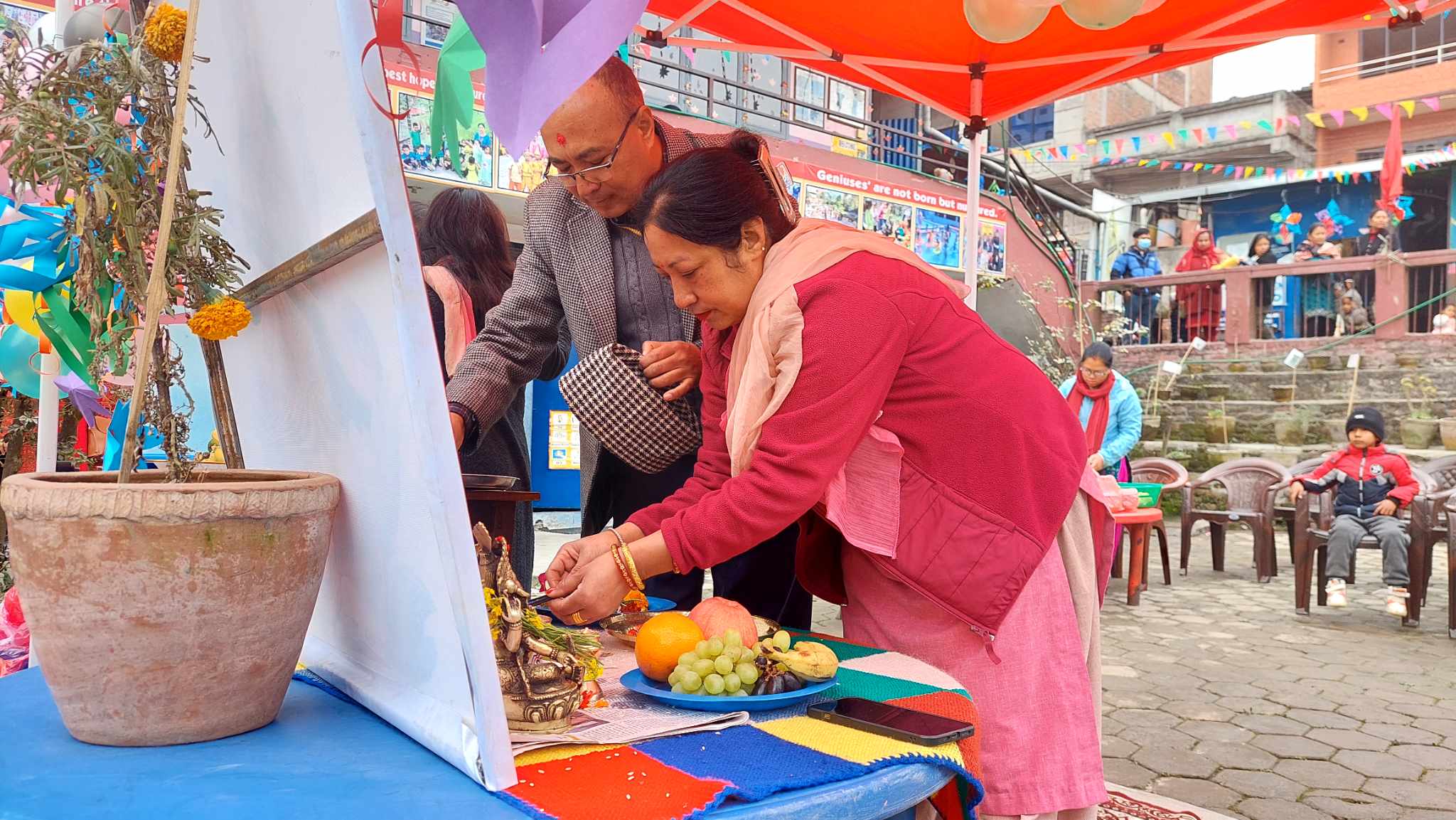 विनायकमा सरस्वती पूजा 