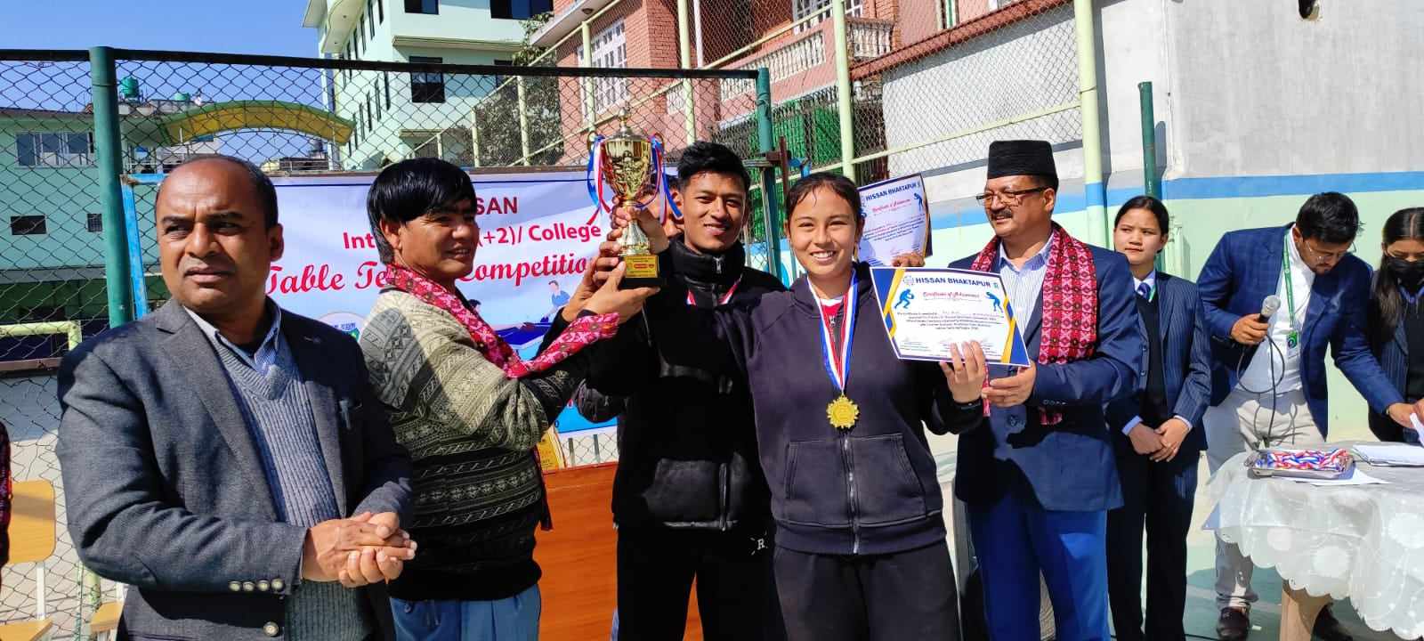 दोस्रो हिसान भक्तपुर टेबलटेनिस प्रतियोगिता २०८० सम्पन्न