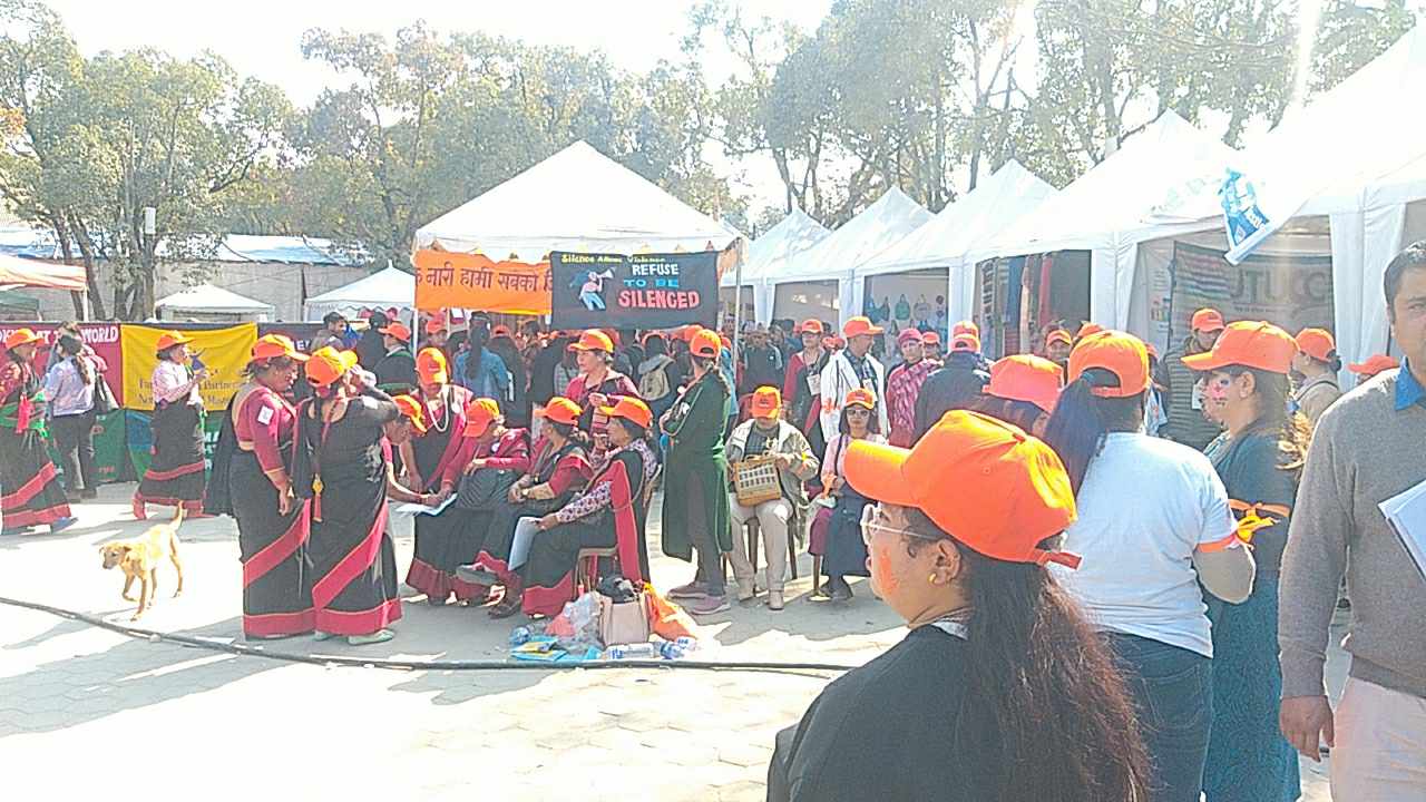 भृकुटीमण्डपमा जारी विश्व सामाजिक मञ्च तस्वीरमा