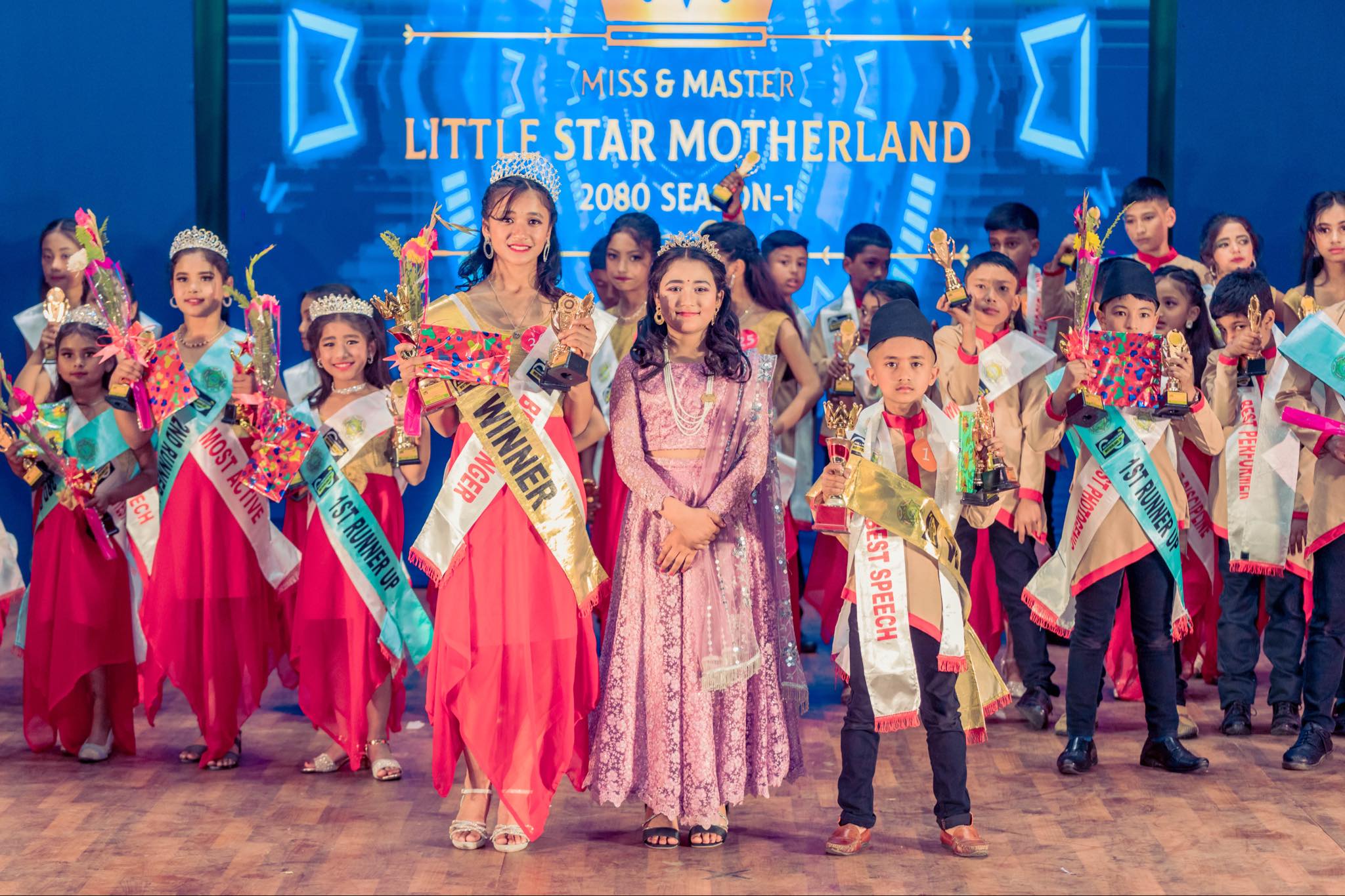 सुवास्ना र जेशिक मिस लिटिल स्टार मदरल्याण्ड-२०८० घोषित 