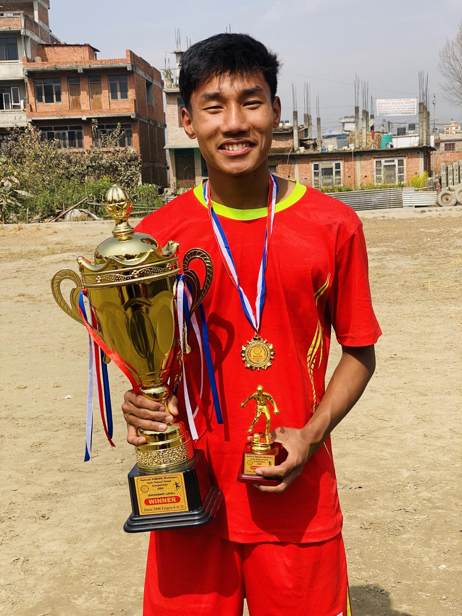 अन्तर विद्यालय जिल्लाव्यापी फुटसल प्रतियोगिताको विजेता मदरल्याण्ड 