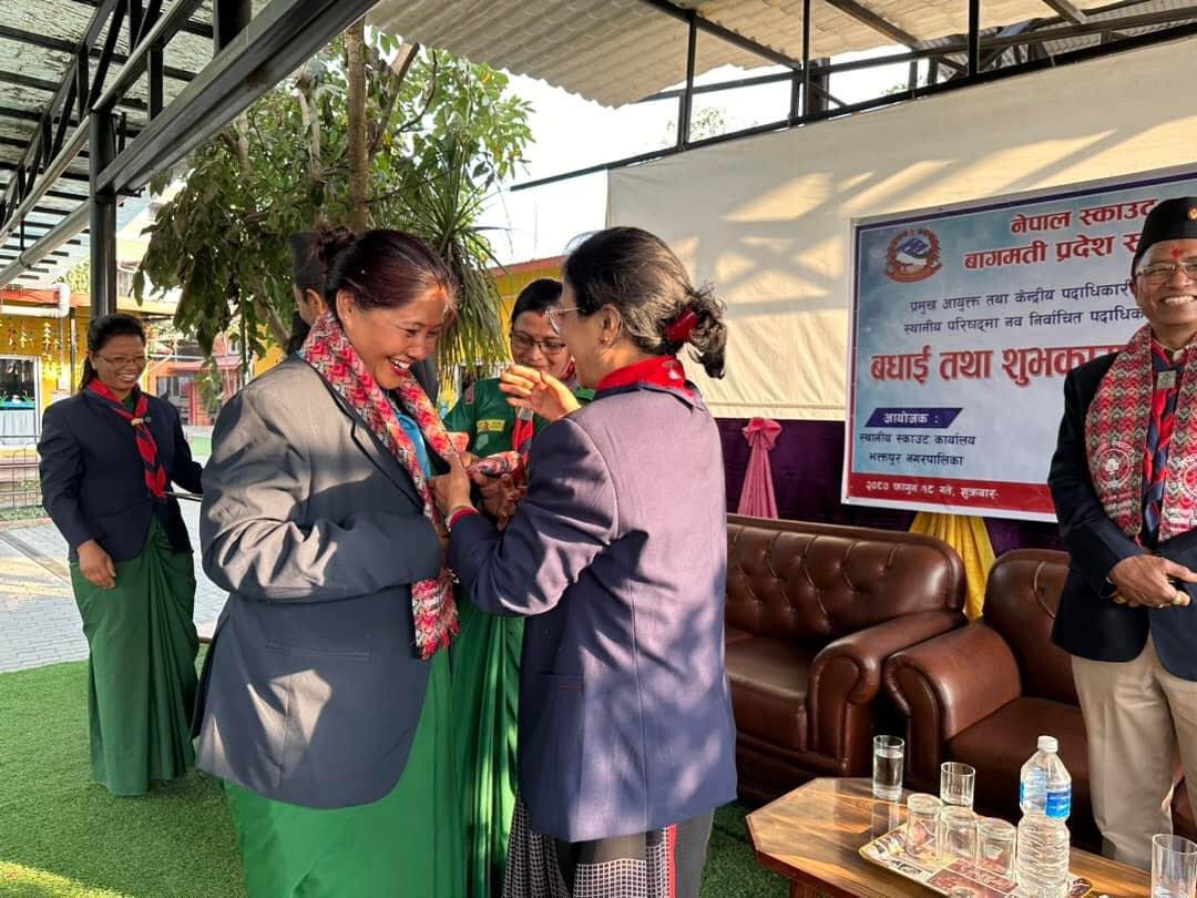 नवनियुक्त स्काउटका पदाधिकारी, आयुक्त तथा स्काउट परिषद सदस्यहरुलाई बधाई