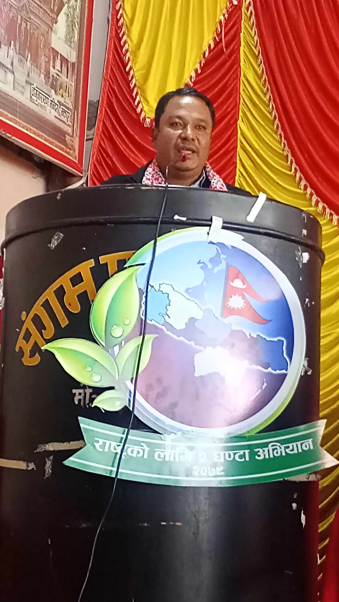 राष्ट्रका लागि दुई घण्टा अभियान भक्तपुरको प्रथम वार्षिकोत्सव तस्वीरमा 
