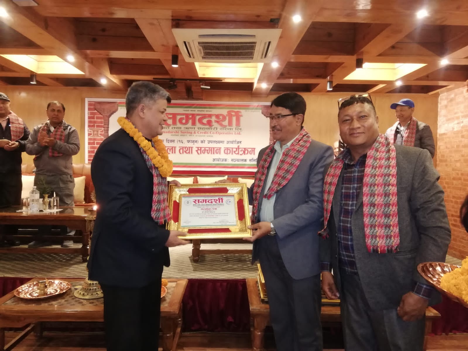 समदर्शी साकोसमा संस्थापक भेला तथा सम्मान कार्यक्रम सम्पन्न