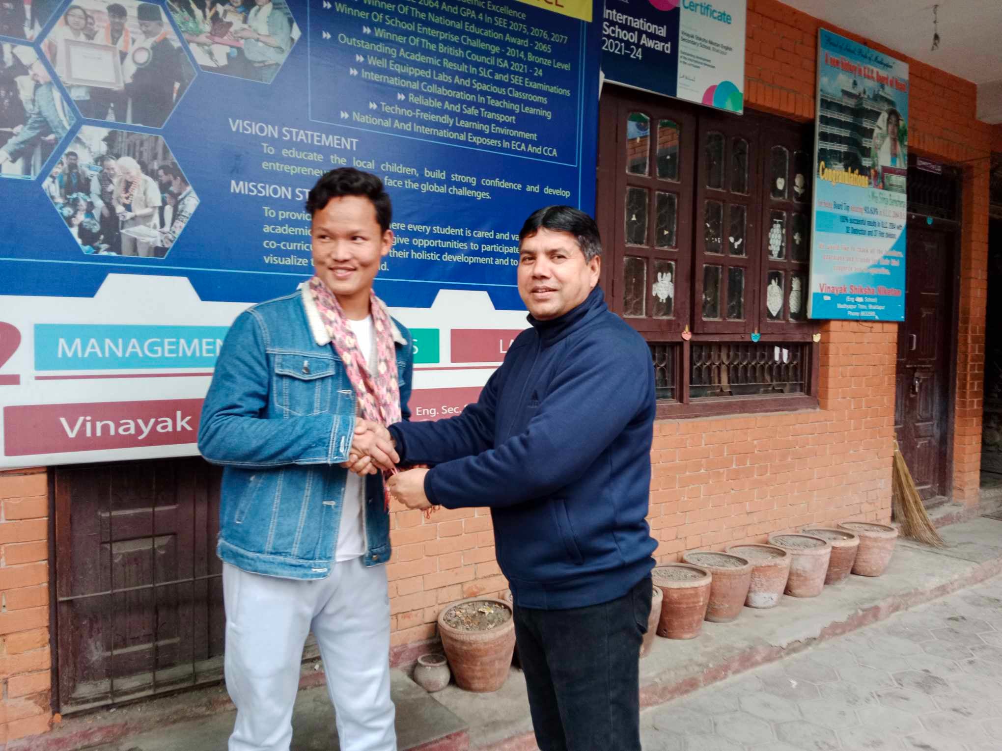 विनायकका खेलाडीहरूलाई विदाई