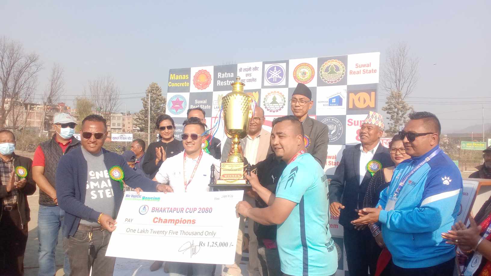 भक्तपुर कप फुटबलमा पाण्डुबजार एफसी विजयी ः पायो एक लाख २५ हजार नगद पुरस्कार  