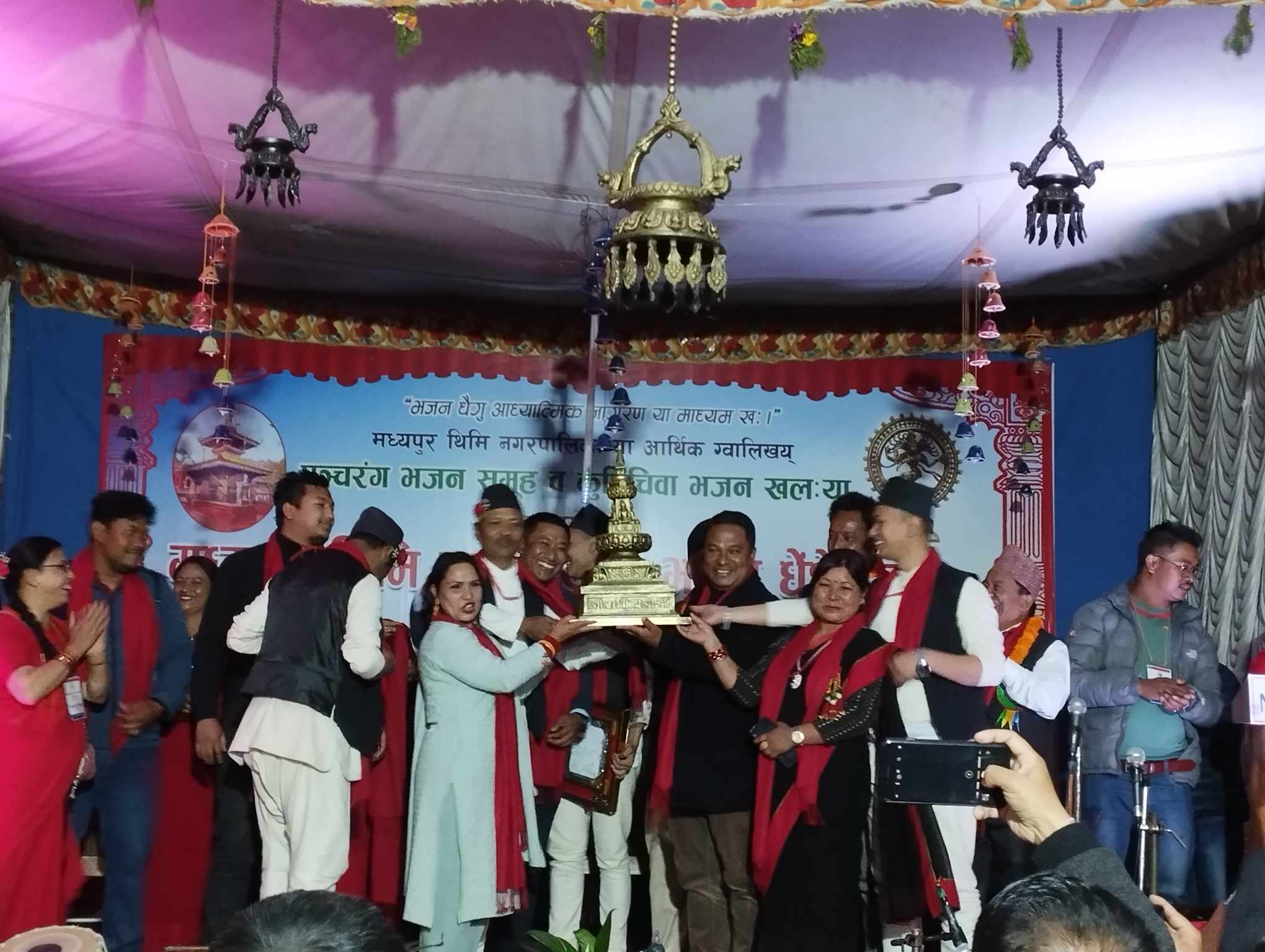 नगरव्यापी भजन प्रतियोगितामा ताहाननी भजन खलः पहिलो 