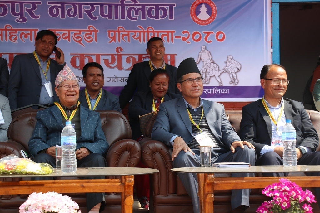 भक्तपुरमा अन्तर नगर महिला कबड्डी प्रतियोगिता सुरु