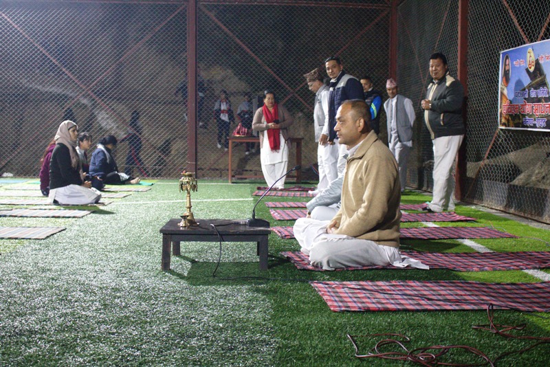 विद्यार्थीका लागि योग शिविर सञ्चालन
