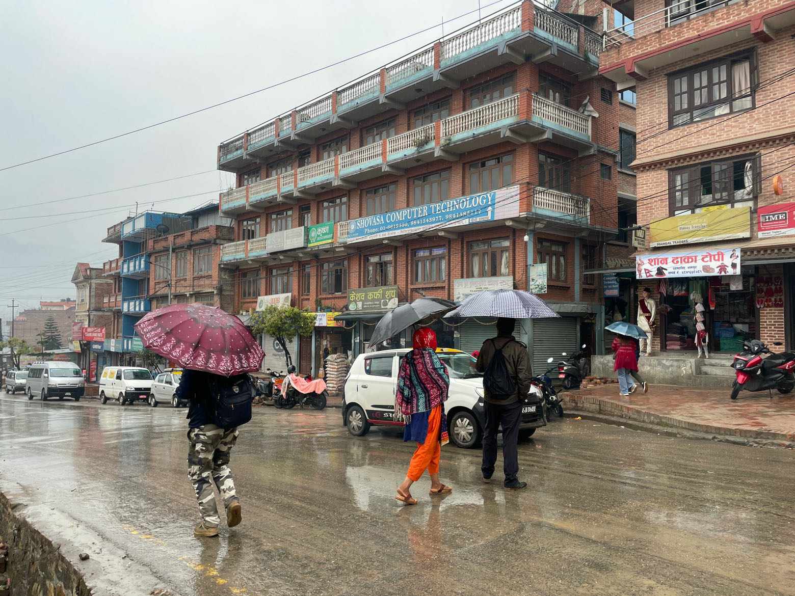 दिनभरको वर्षापछिको भक्तपुर तस्वीरहरुमा 
