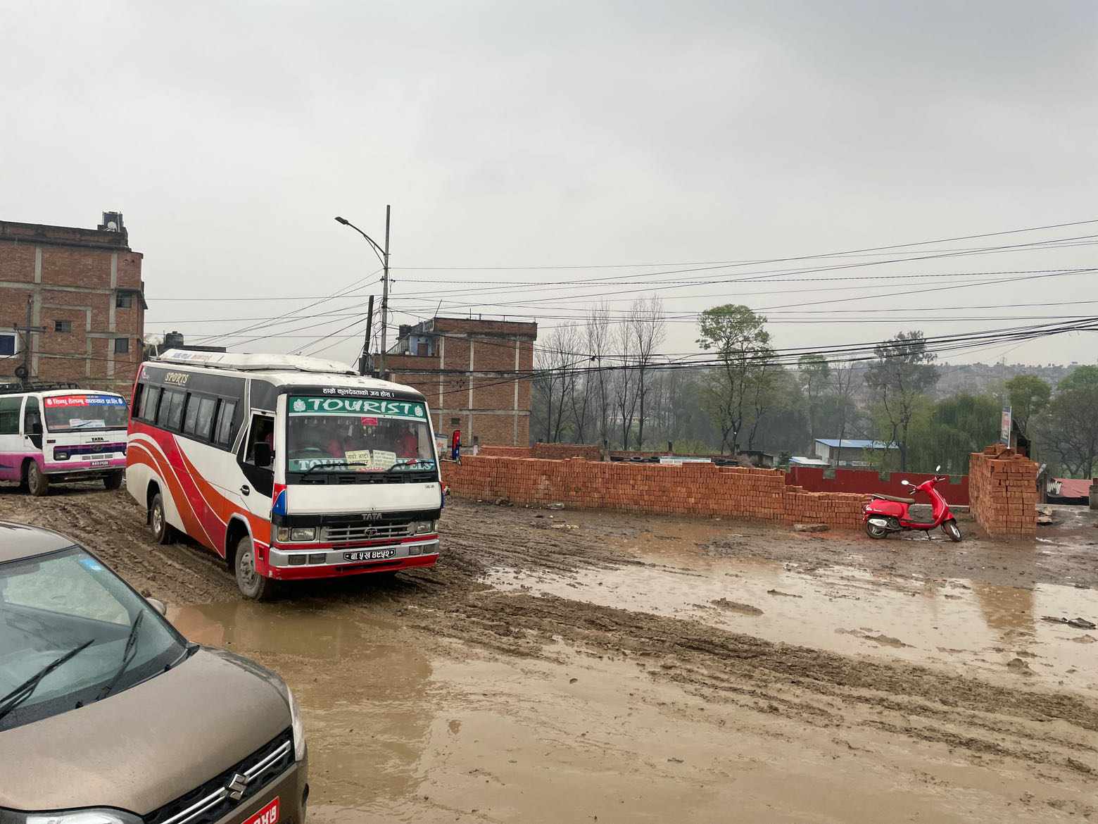 दिनभरको वर्षापछिको भक्तपुर तस्वीरहरुमा 