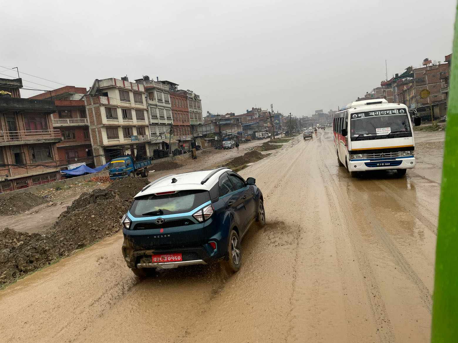 दिनभरको वर्षापछिको भक्तपुर तस्वीरहरुमा 