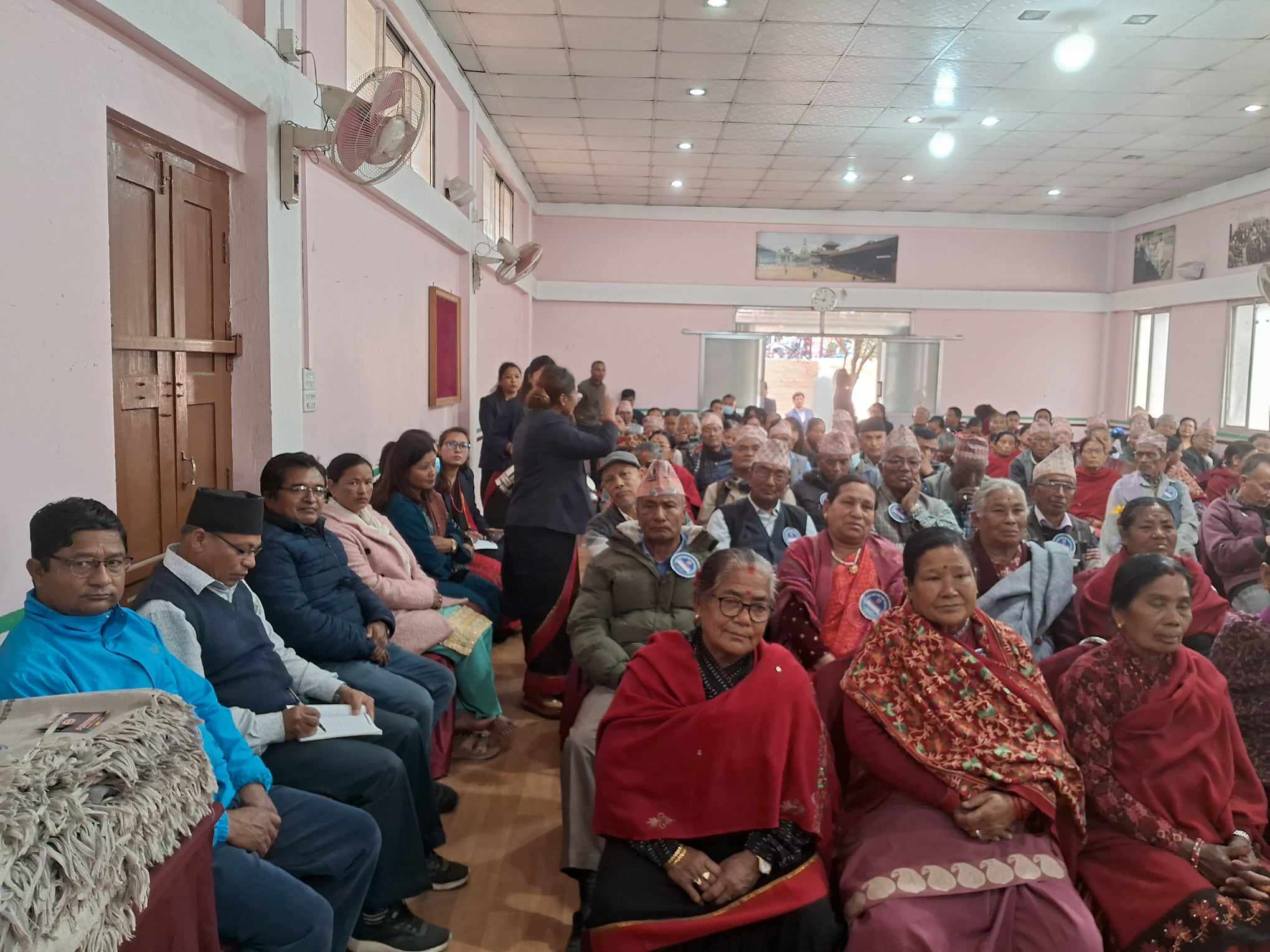 ज्येठ सदस्यहरुलाई गरियो सम्मान 
