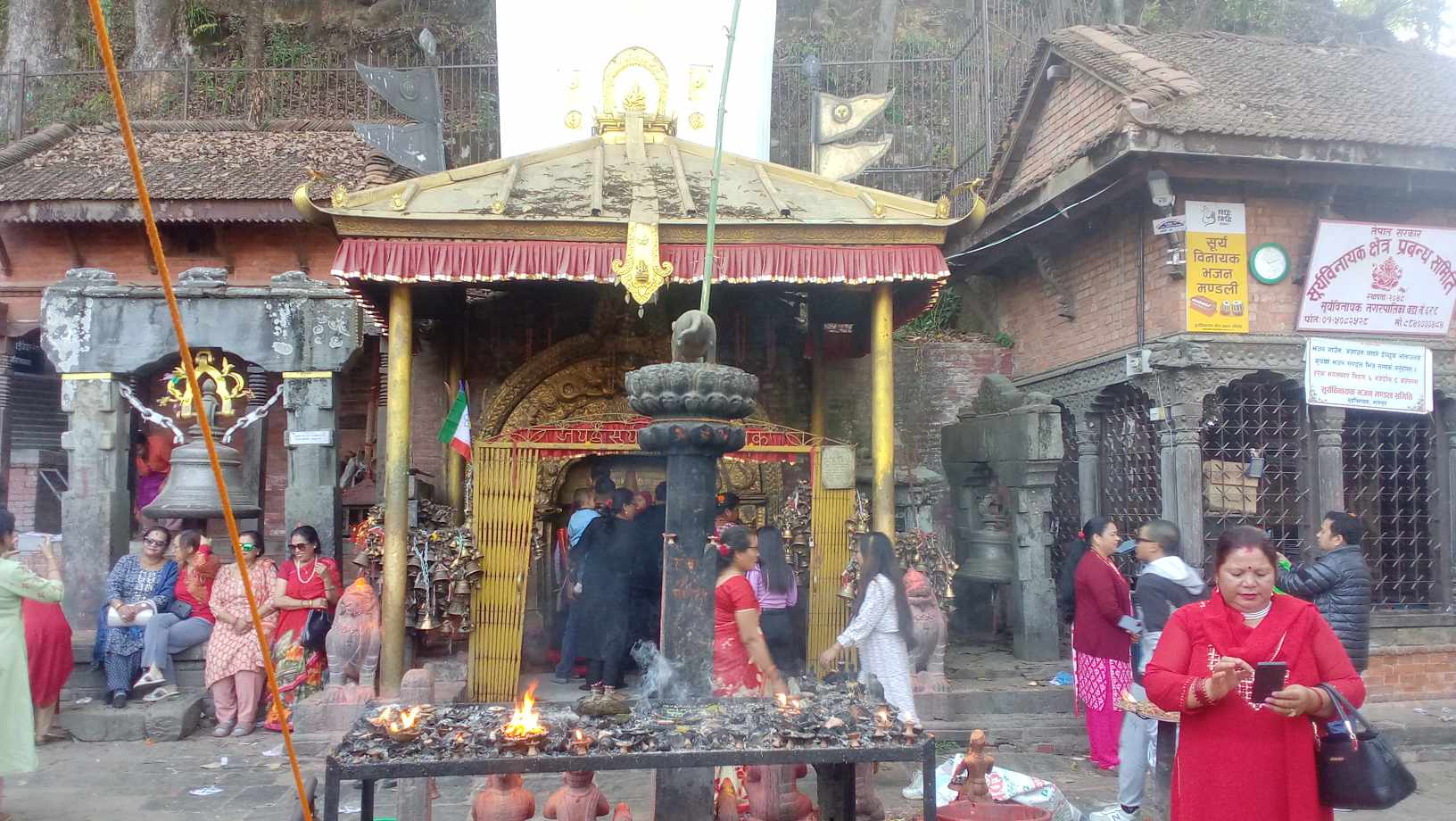 सूर्यविनायक गणेश मन्दिर परिसरमा वाल तपस्वीनीको संकल्पमा महायज्ञ