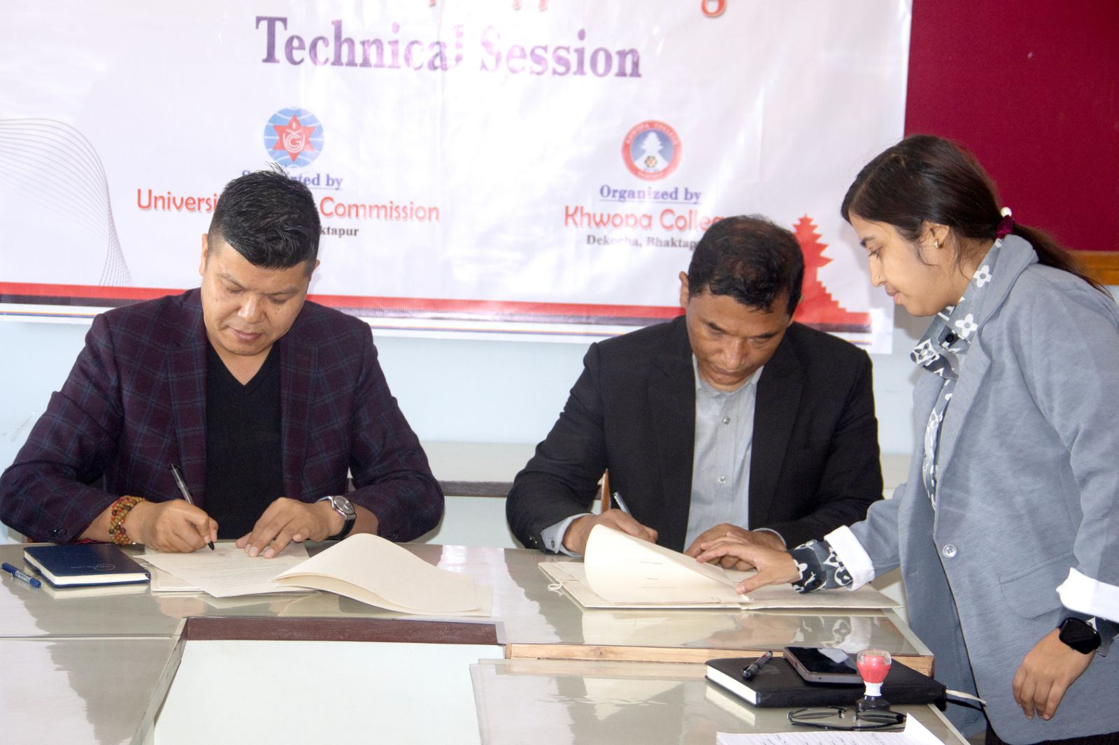 ख्वप कलेज र आइडिया स्टुडियो विच सम्झौता