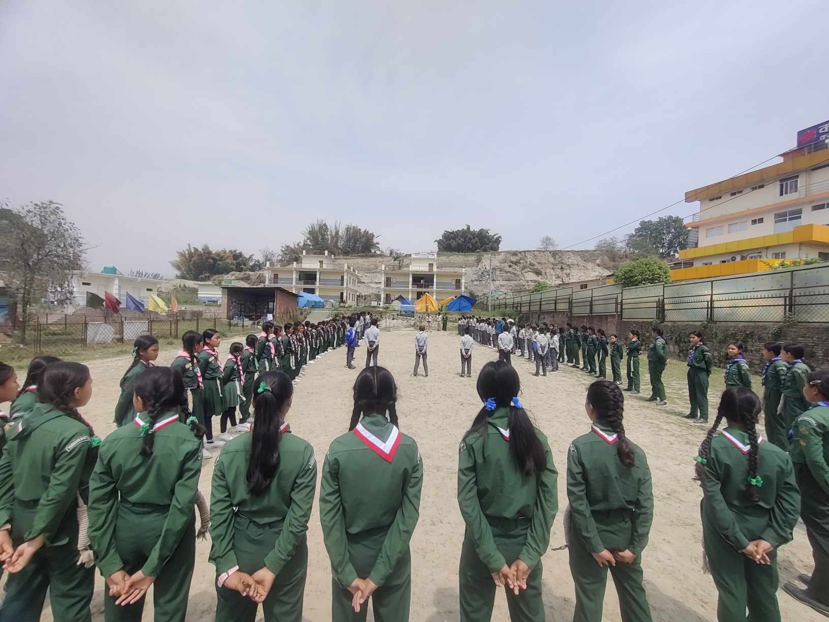 सात विद्यालयको संयुक्त क्याम्प सुरु