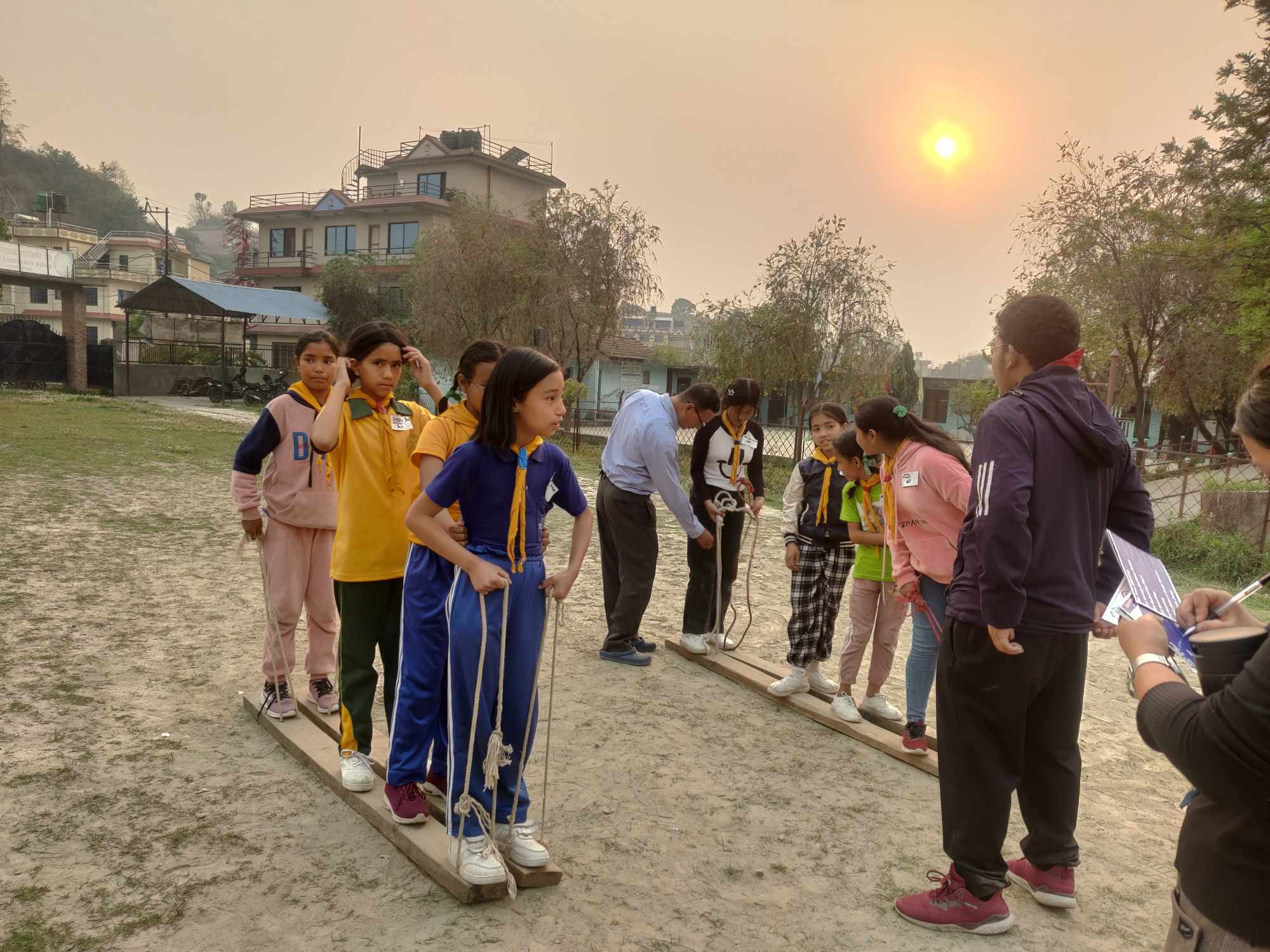 सात विद्यालयको संयुक्त क्याम्प सुरु