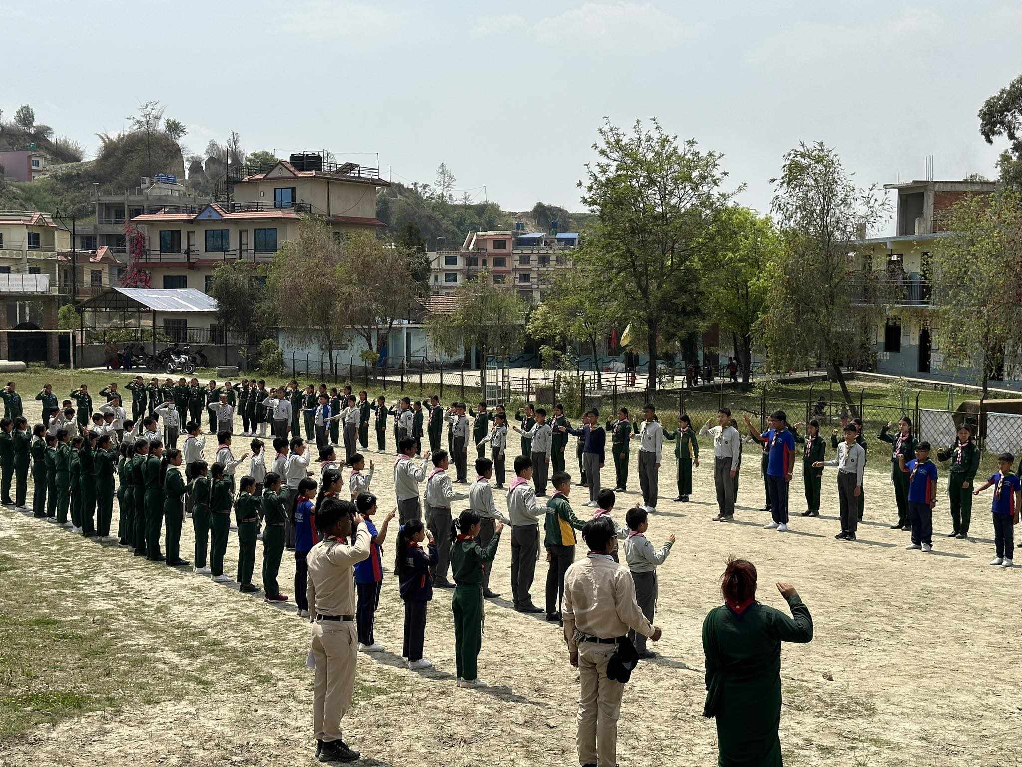 सात विद्यालयको संयुक्त क्याम्प सुरु