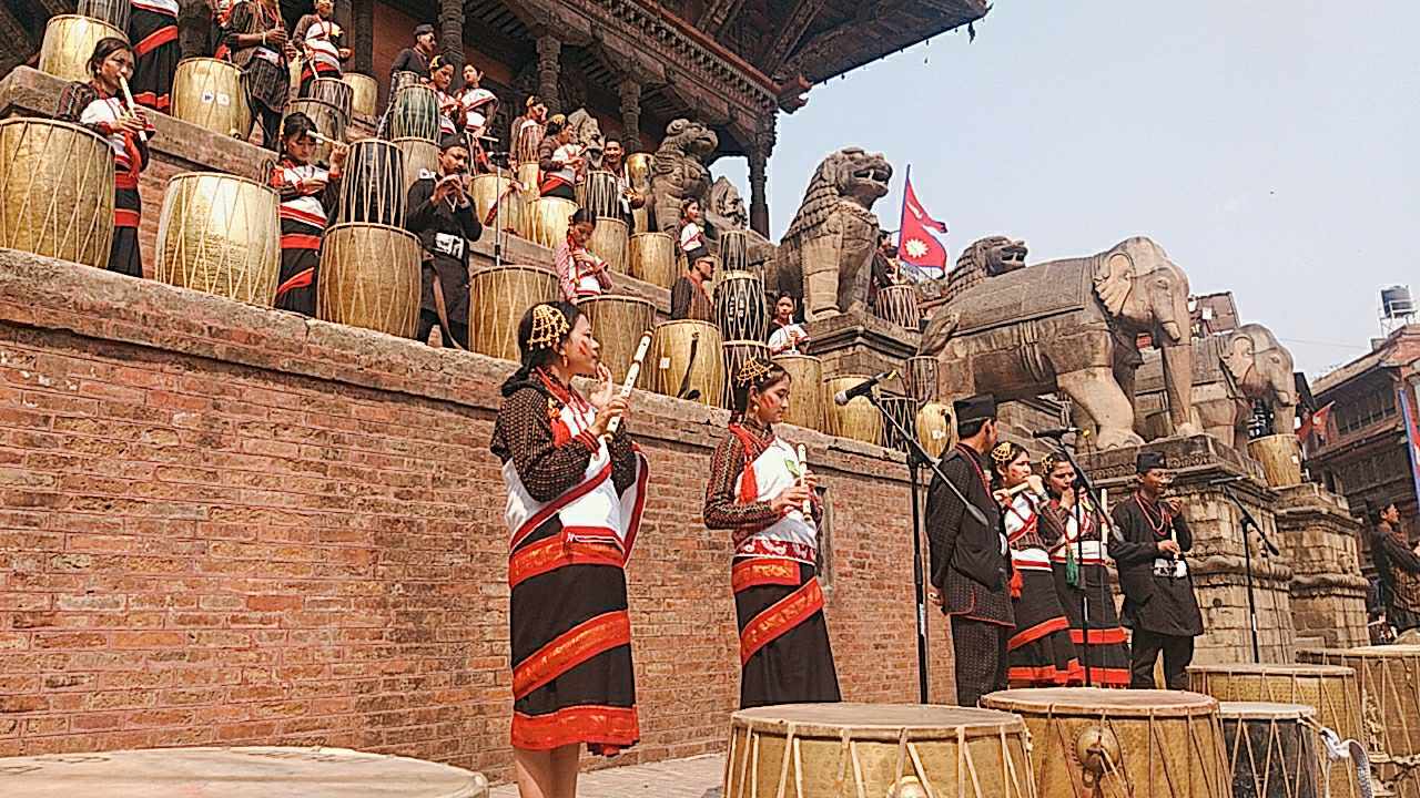 न्यातोपाल मन्दिरमा भव्य धिमे प्रदर्शनी (तस्वीर कथा)