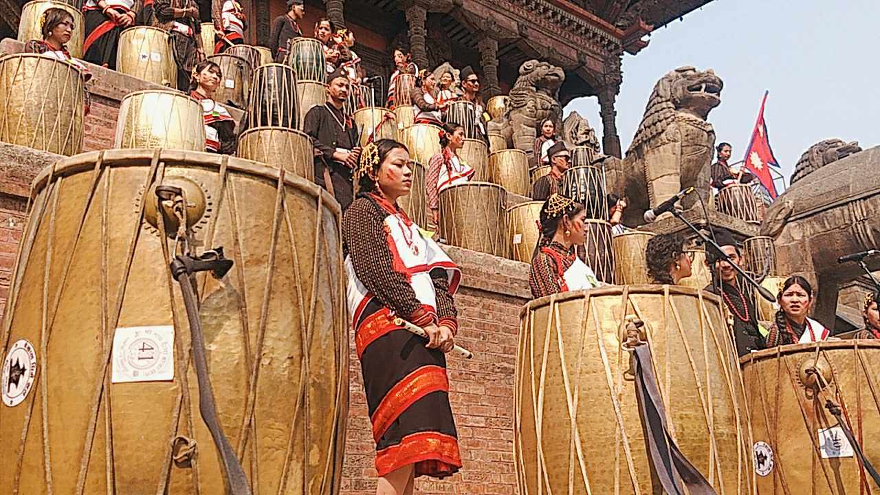 न्यातोपाल मन्दिरमा भव्य धिमे प्रदर्शनी (तस्वीर कथा)