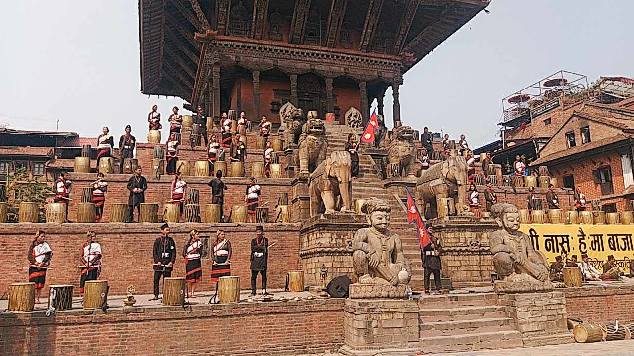 न्यातोपाल मन्दिरमा भव्य धिमे प्रदर्शनी (तस्वीर कथा)