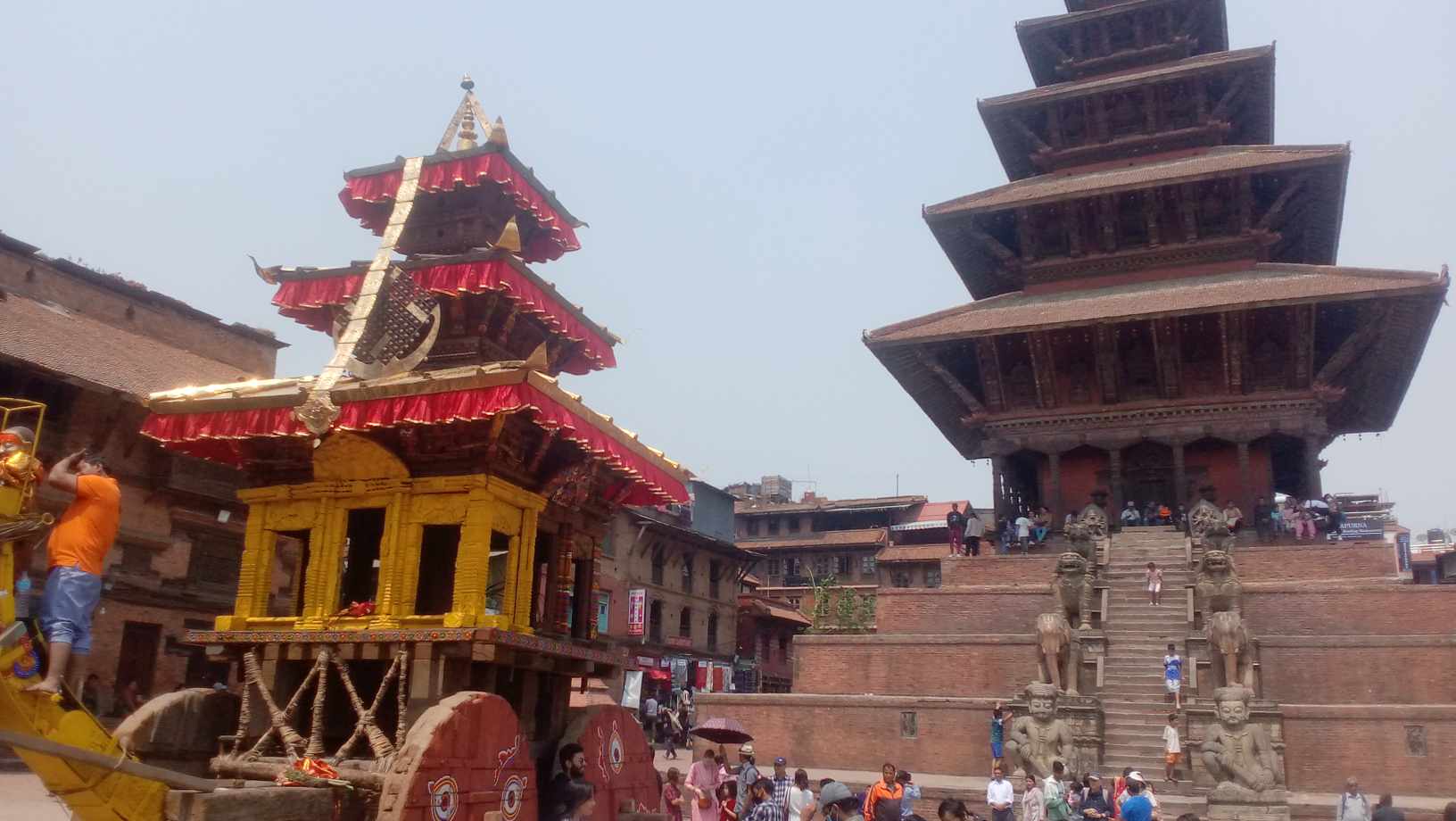 तस्वीरमा हेर्नुहोस् विस्का जात्राको अन्तिम तयारी 