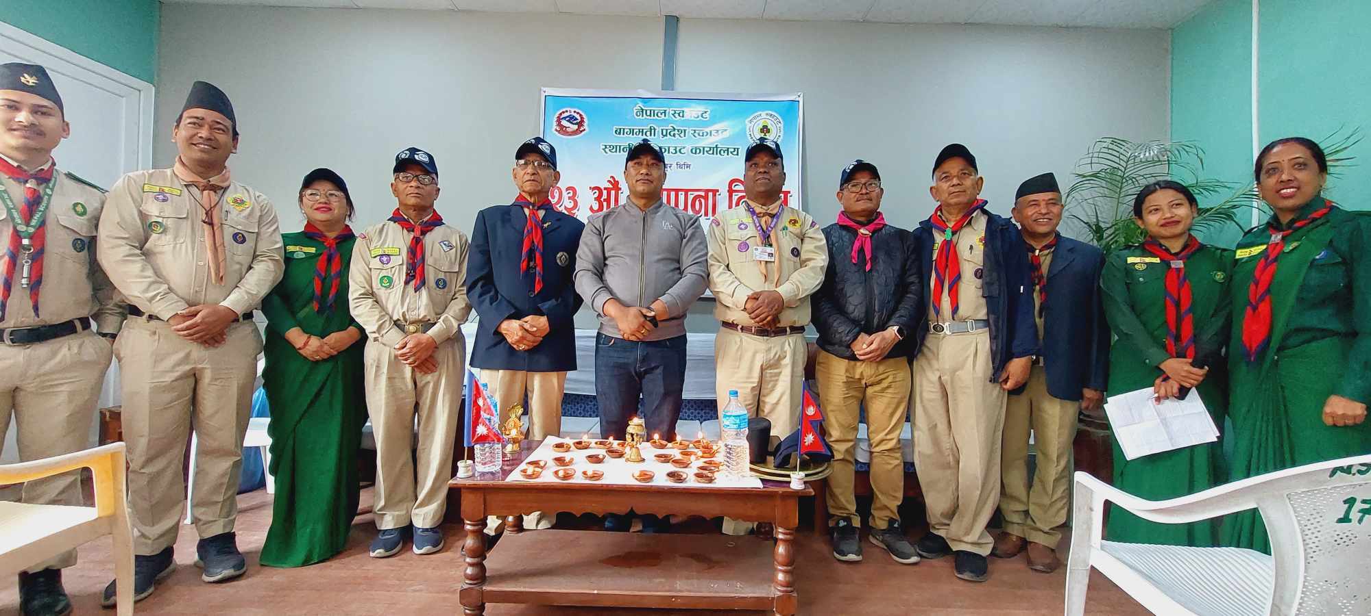 मध्यपुर स्काउटकाे २३अाैँ स्थापना दिवस सम्पन्न