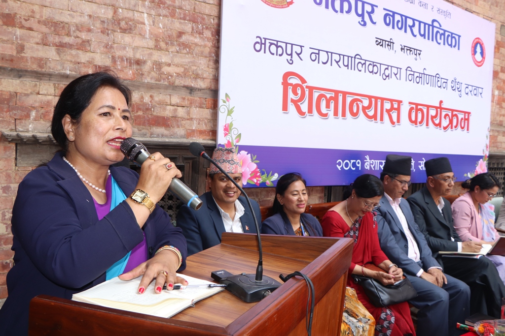 ३४६ वर्ष पुरानो थन्थु दरबार शिलान्यास