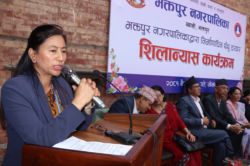 ३४६ वर्ष पुरानो थन्थु दरबार शिलान्यास