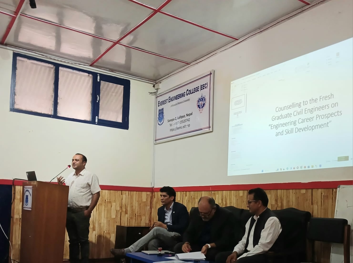 एभरेष्टका विद्यार्थीहरूसँग स्काफका अध्यक्षको अन्तरकृया सम्पन्न