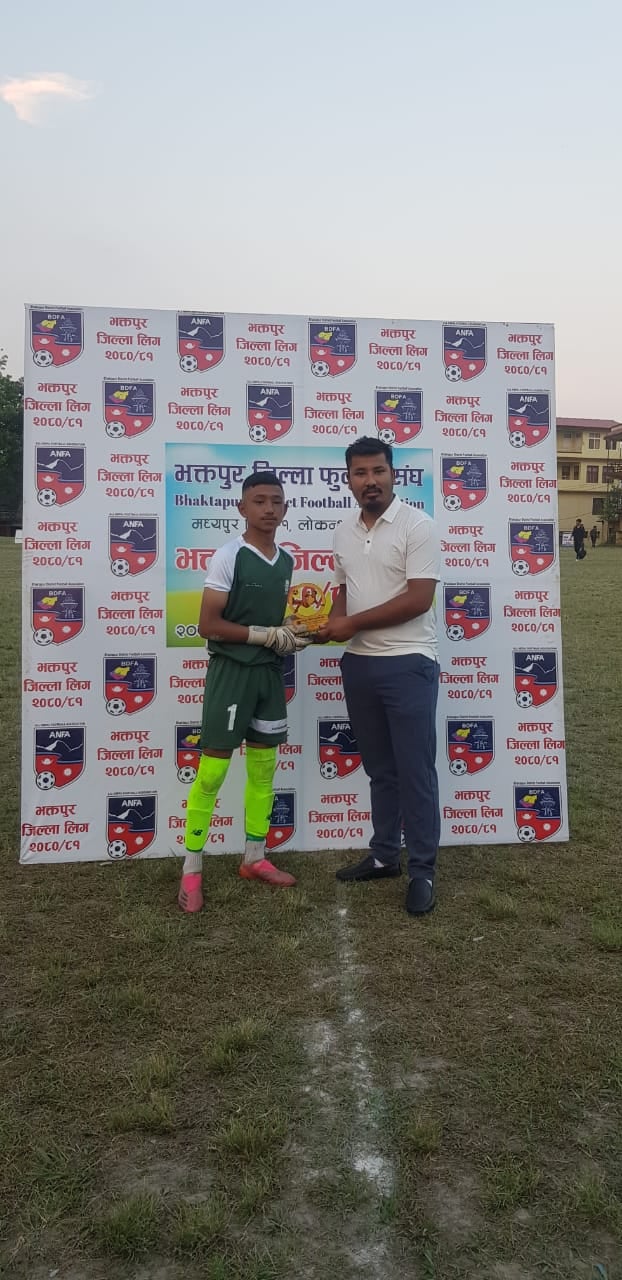 भक्तपुर जिल्ला लिग फुटबल ः भक्तपुर युनाइटेड र एफसी रिलवीचको खेल बराबरीमा  