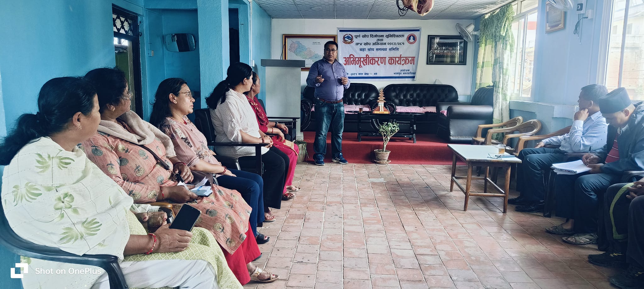 कमलविनायकमा खोप अभिमुखीकरण 