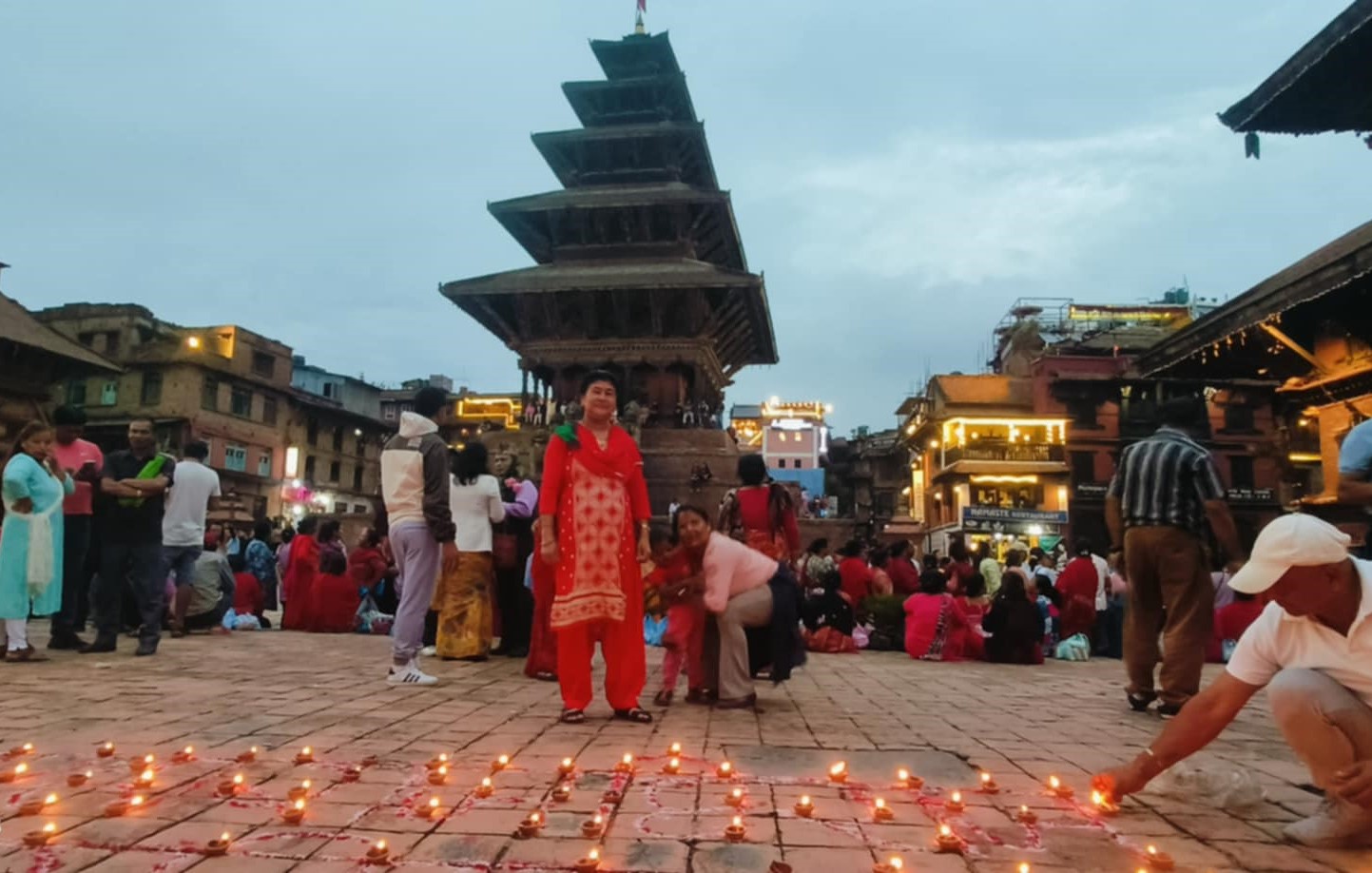 भक्तपुरको टौमढीमा भएको राहुदान तस्वीरहरुमा