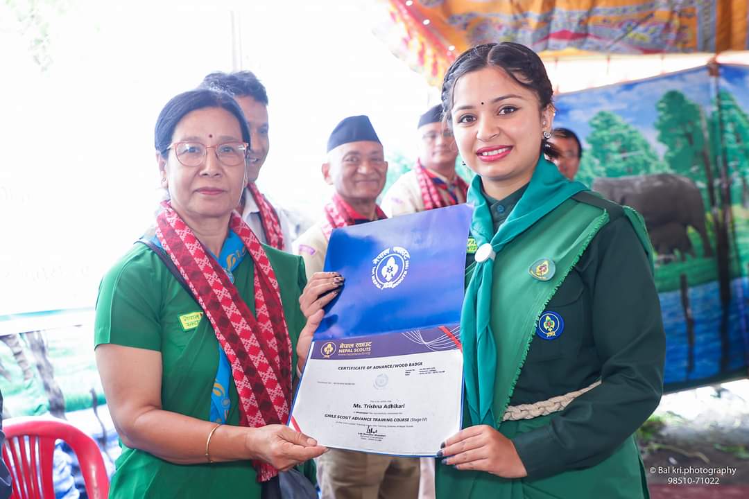 विविध विधामा उत्कृष्ट स्काउट विद्यार्थीहरुलाई पुरस्कार वितरण 