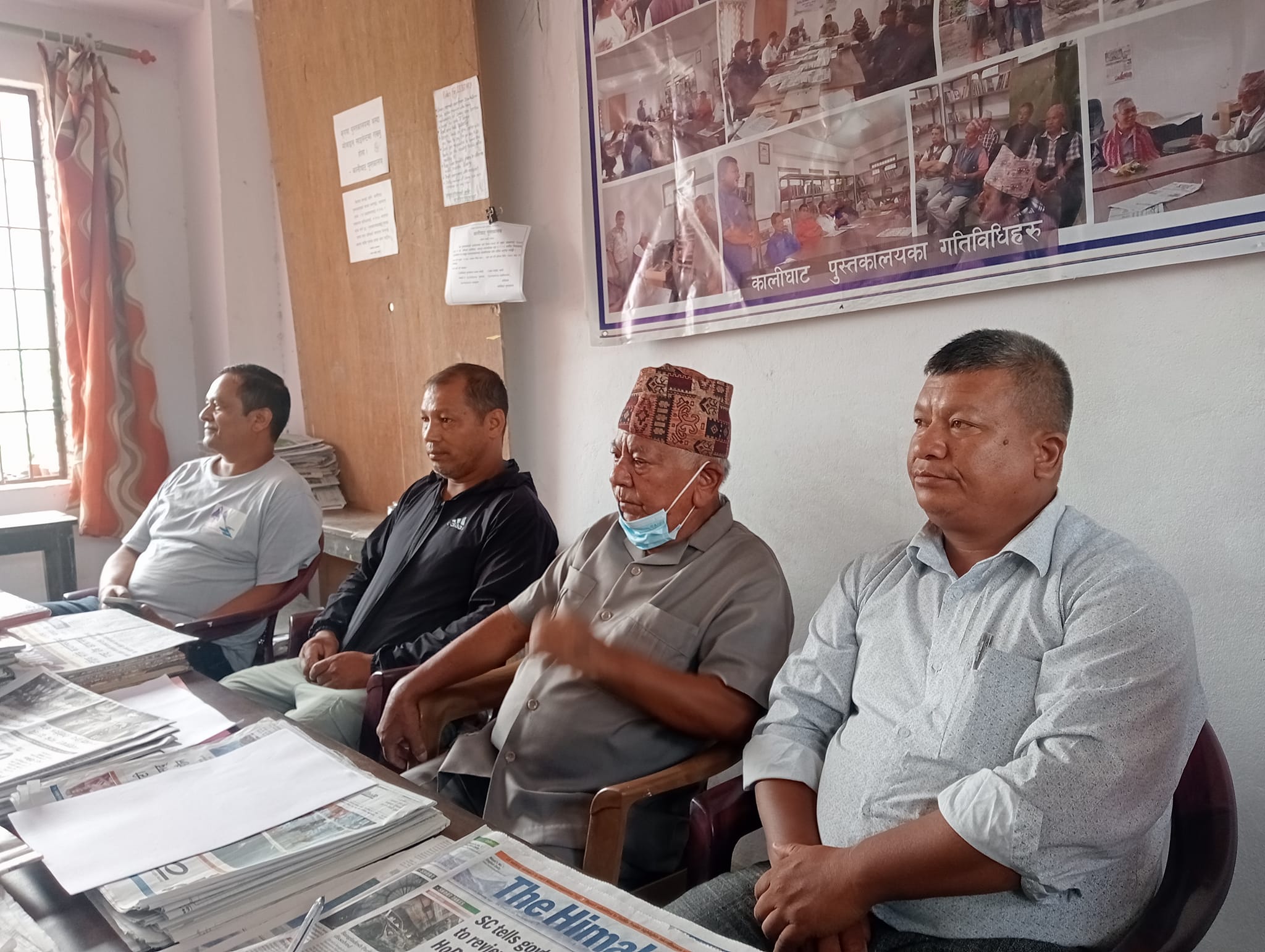 झौखेलको कासन खुपांगा लुकुण्डोल सडकमा सिंमाकनबारे छलफल