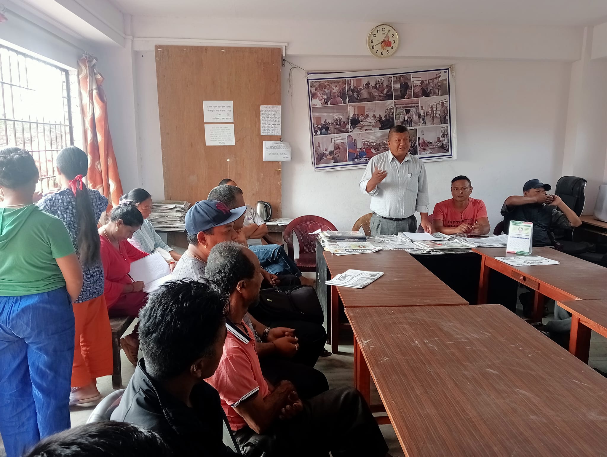 झौखेलको कासन खुपांगा लुकुण्डोल सडकमा सिंमाकनबारे छलफल