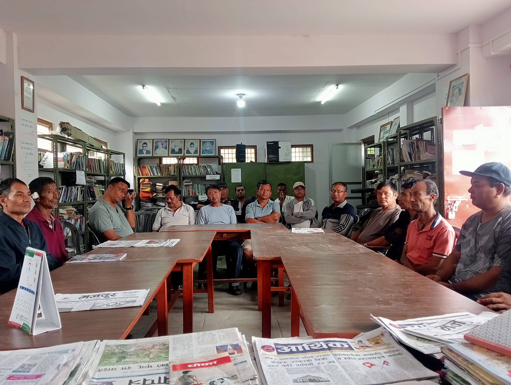 झौखेलको कासन खुपांगा लुकुण्डोल सडकमा सिंमाकनबारे छलफल