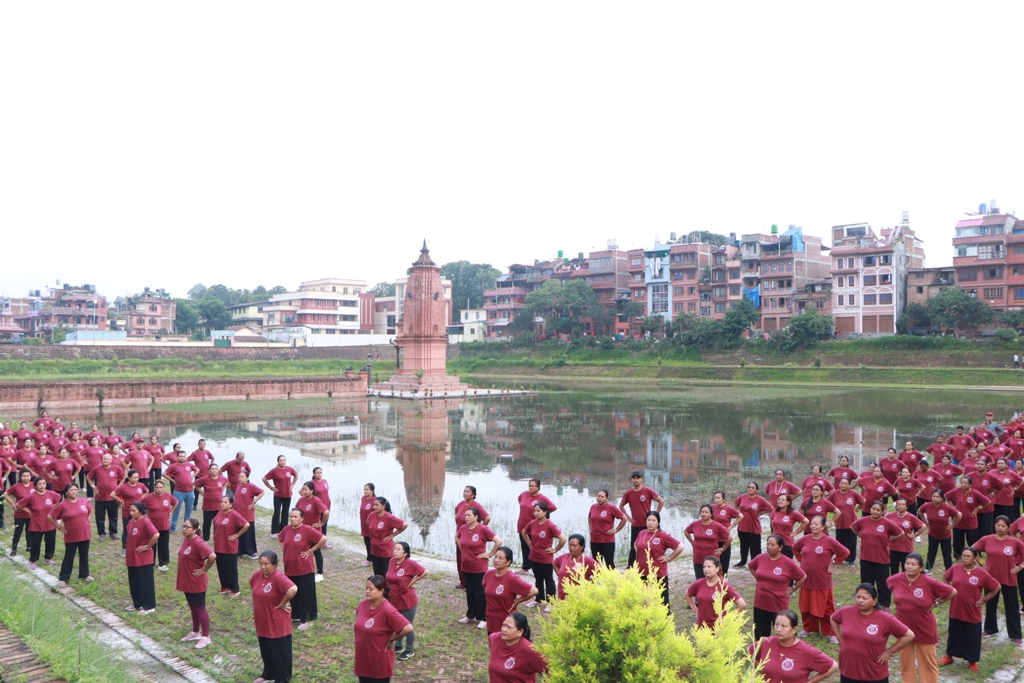 भाजुपोखरी परिसरमा बृहत छिकोङ खेल प्रदर्शन