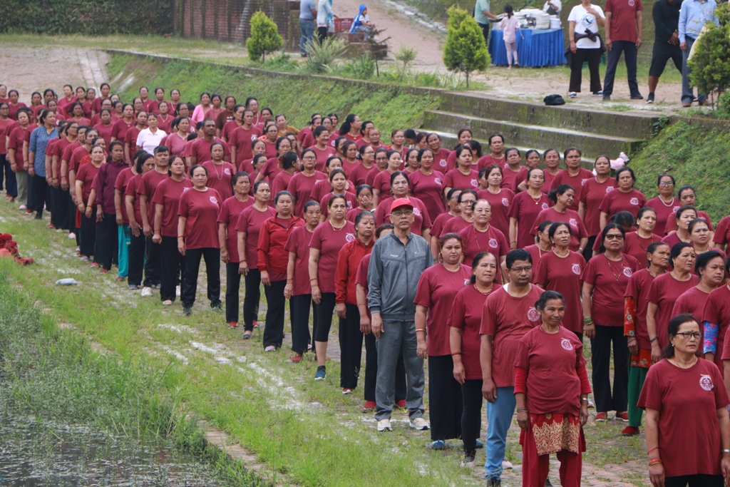 भाजुपोखरी परिसरमा बृहत छिकोङ खेल प्रदर्शन