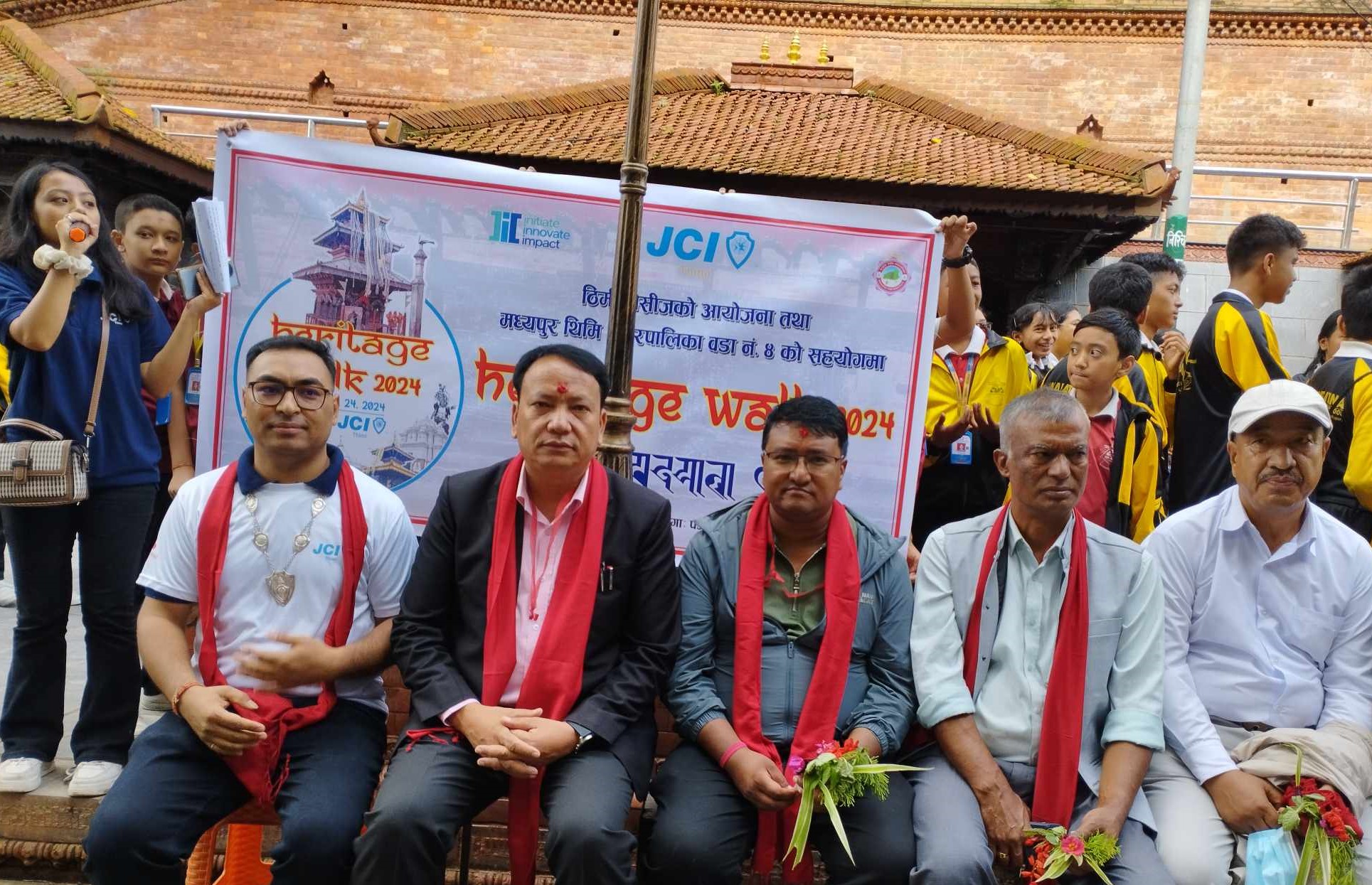 थिमि जेसीजद्धारा सम्पदा पदयात्रा 